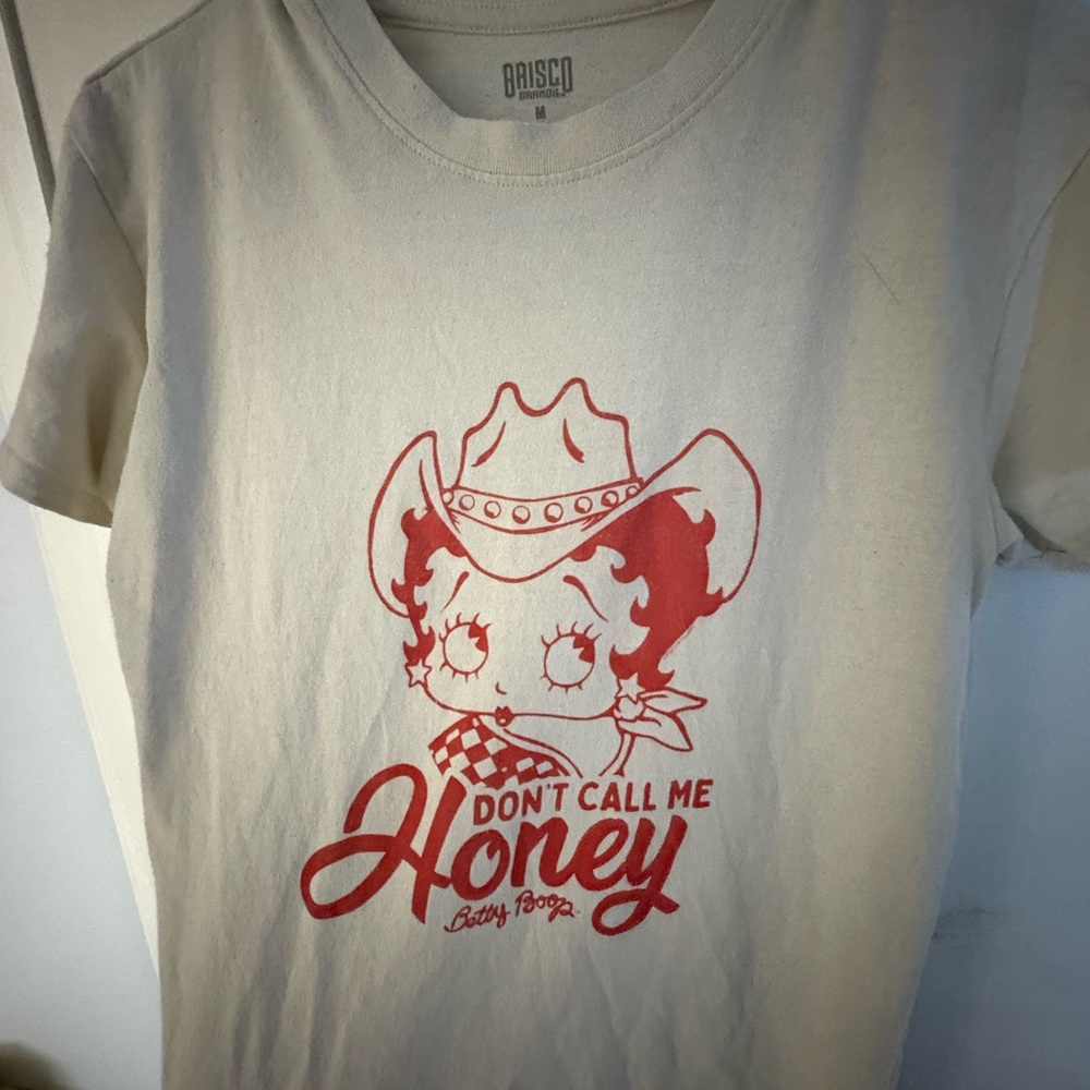 Kids Beige T-Shirt with Red Graphic